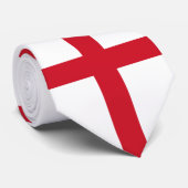 Englische Flagge (England) Krawatte (Gerollt)