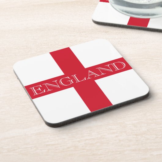 Englische Flagge England Küste Getränkeuntersetzer (Linke Seite)