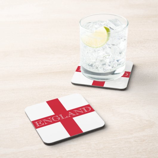 Englische Flagge England Küste Getränkeuntersetzer (Rechte Seite)