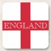 Englische Flagge England Küste Getränkeuntersetzer (Vorderseite)