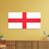 Englische Flagge (England) Leinwanddruck (Insitu (Wohnzimmer))