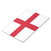Englische Flagge (England) Notizblock (angewinkelt)