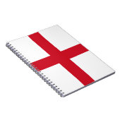 Englische Flagge (England) Notizblock (Rechte Seite)