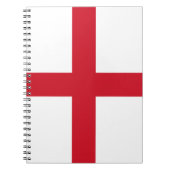Englische Flagge (England) Notizblock (Vorderseite)