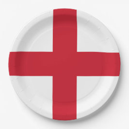 Englische Flagge (England) Pappteller