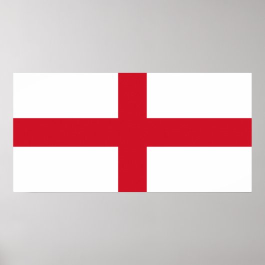 Englische Flagge (England) Poster (Vorne)