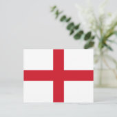 Englische Flagge (England) Postkarte (Stehend Vorderseite)
