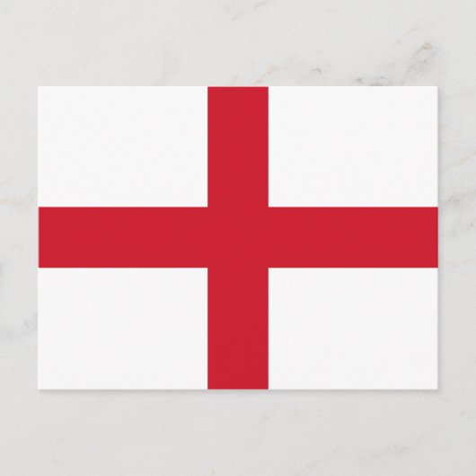 Englische Flagge (England) Postkarte (Vorderseite)