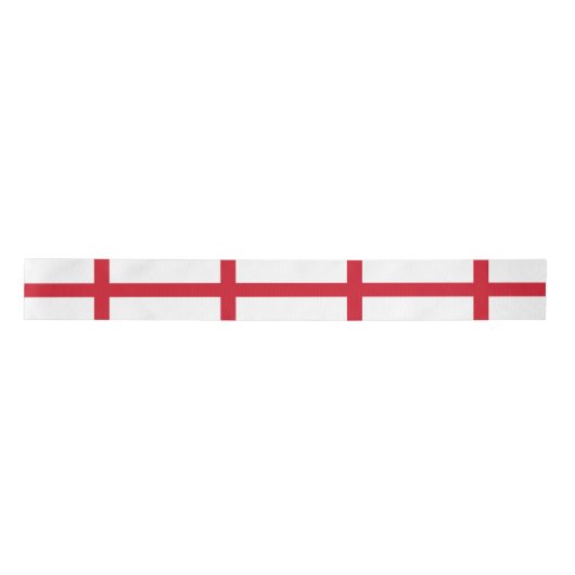 Englische Flagge (England) Satinband (Vorderseite)