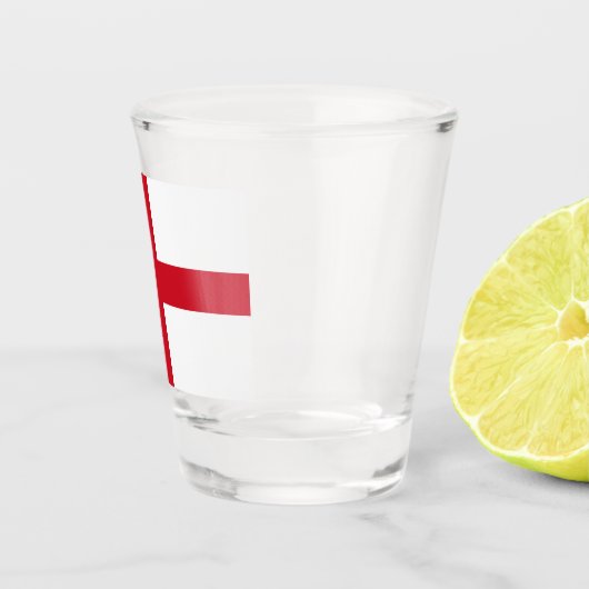 Englische Flagge (England) Schnapsglas (Rechts)