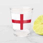 Englische Flagge (England) Schnapsglas (Vorderseite)