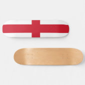 Englische Flagge (England) Skateboard (Horizontal)