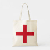 Englische Flagge (England) Tragetasche (Rückseite)