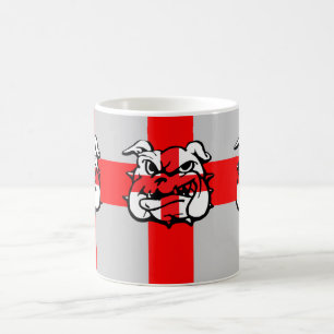 Englische Flagge, englische Bulldogge Kaffeetasse