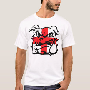 Englische Flagge, englische Bulldogge T-Shirt