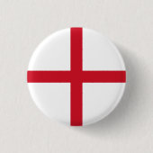 Englische Flagge, Flagge Englands Button (Vorderseite)