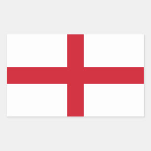 Englische Flagge, Flagge Englands Rechteckiger Aufkleber