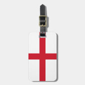 Englische Flagge Gepäckanhänger (Vorderseite vertikal)