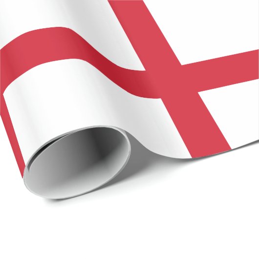 Englische Flagge Geschenkpapier (Rolleneckpunkt)