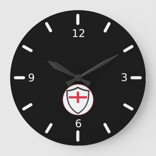 Englische Flagge Großuhr Große Wanduhr (Vorderseite)