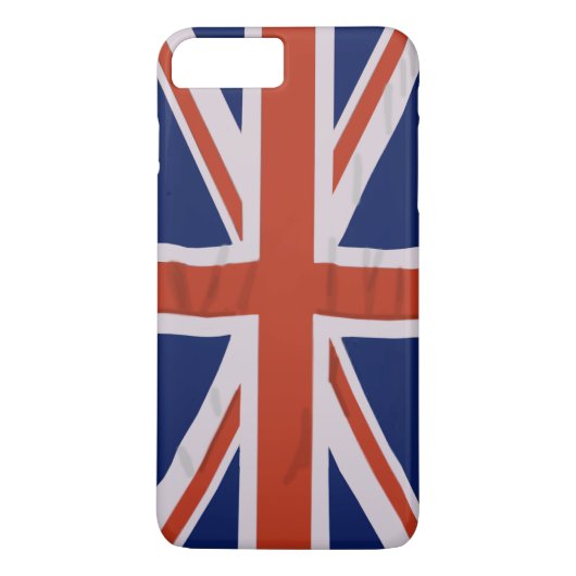 Englische Flagge iPhone 7 Pluskaum dort Fall Case-Mate iPhone Hülle (Rückseite)