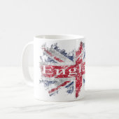Englische Flagge Kaffeetasse (Vorderseite Links)