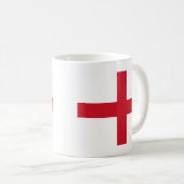 Englische Flagge Kaffeetasse (VorderseiteRechts)