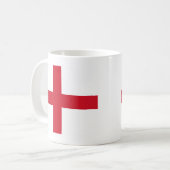 Englische Flagge Kaffeetasse (Vorderseite Links)