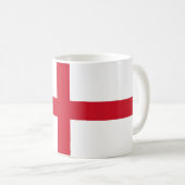 Englische Flagge Kaffeetasse (VorderseiteRechts)