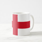 Englische Flagge Kaffeetasse (VorderseiteRechts)