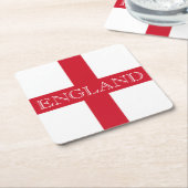 englische Flagge - Küste Rechteckiger Pappuntersetzer (angewinkelt)