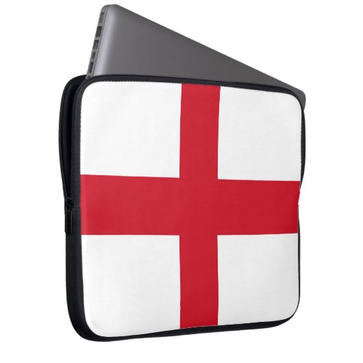 Englische Flagge Laptopschutzhülle (Vorne Rechts)