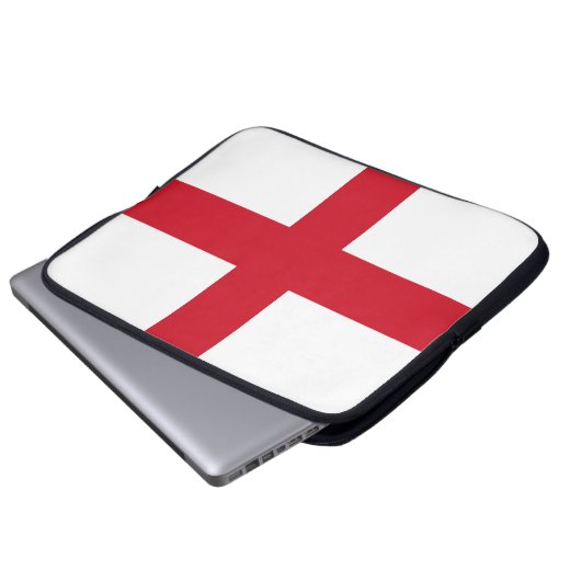 Englische Flagge Laptopschutzhülle (Vorne Knopf)