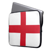 Englische Flagge Laptopschutzhülle (Vorderseite Links)