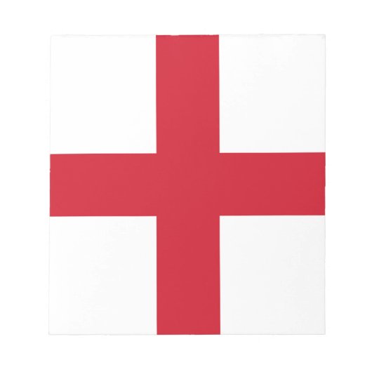 Englische Flagge Notizblock (Vorderseite)