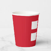 Englische Flagge Pappbecher (Rechts)