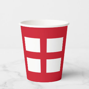 Englische Flagge Pappbecher