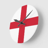 Englische Flagge Runde Wanduhr (Winkel)