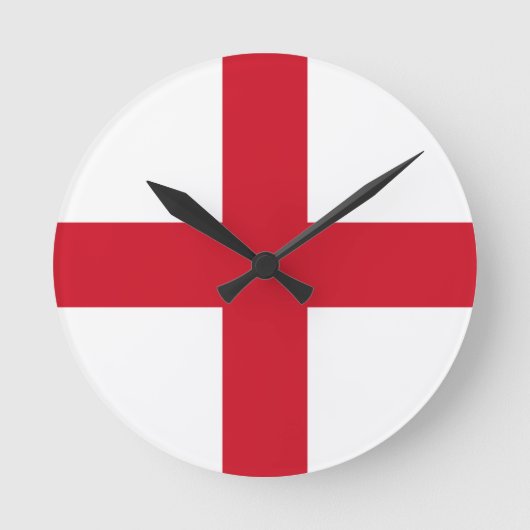 Englische Flagge Runde Wanduhr (Vorderseite)
