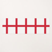 Englische Flagge Yogamatte (Vorderseite (Horizontal))