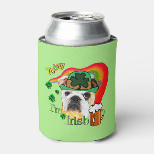 Englische Geschenke Bulldoggen-St. Patricks Tages Dosenkühler