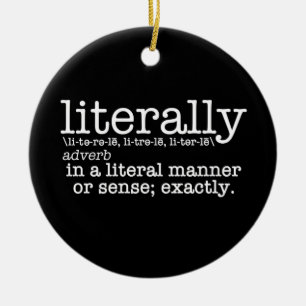 Englische Grammatik, wörtlich definiert Keramik Ornament