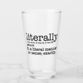 Englische Grammatik wörtlich Glas (Vorderseite)