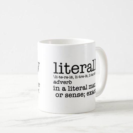 Englische Grammatik wörtlich Kaffeetasse (VorderseiteRechts)