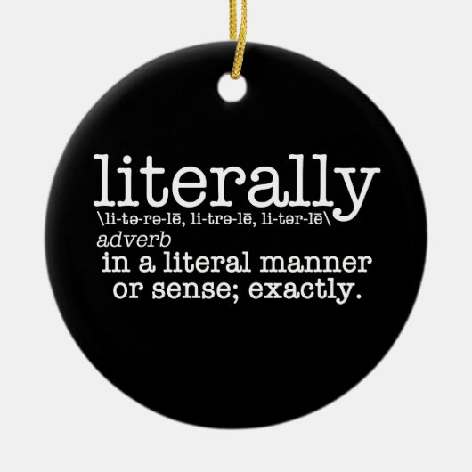 Englische Grammatik wörtlich Keramik Ornament (Vorne)