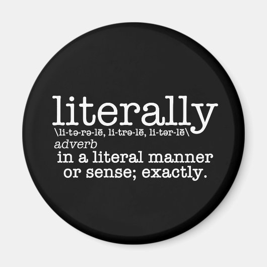 Englische Grammatik wörtlich Magnet (Vorne)