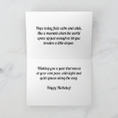 Englische Herbstlandschaft - Personalisierter Gebu Karte (Innenseite)