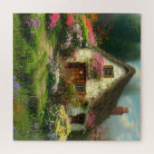 ENGLISCHE HÜTTE ART JIGSAW PUZZLE (Horizontal)