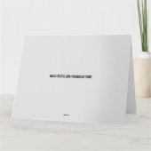 ENGLISCHE HÜTTE BLANK GREETKARTE DANKESKARTE (Rückseite)