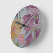 Englische Hütte Garden Clock Runde Wanduhr (Winkel)